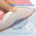 Bath Pillow, Bath Pillows for Tub Neck and Back Support, Bathtub Pillows for Head and Neck with 6 Strong Non-Slip Suction Cups, 4D Air Mesh, Bath