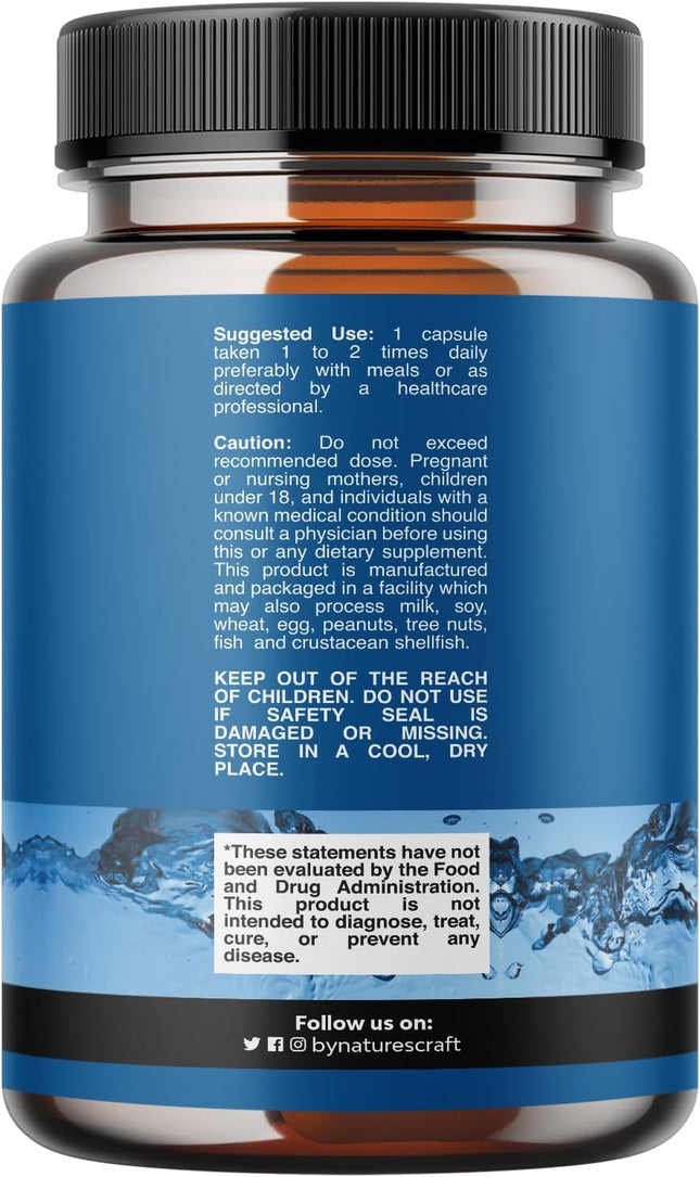 Water Away Herbal Diuretic Pills High Strength - Fluid Retention Supplement with
