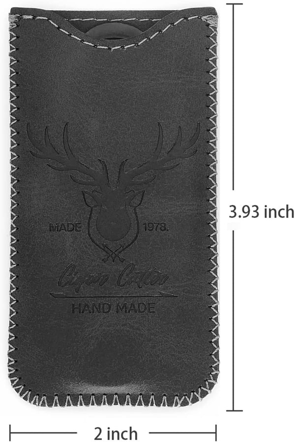 Black Stainless Steel Cigar Cutter Black Deer