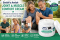 Smith's Amish Joint Ease Cream - Soothing Cooling Formula - 4 oz Jar | For Joint Discomfort, Stiffness & Muscle Tension - Arnica, Peppermint, Tea