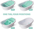 Frida Baby 4-in-1 Grow-with-Me Baby Bathtub, Baby Tub for Newborns to Toddler with Removable Bath Seat & Backrest for Bath Support in Tub Bath Tub