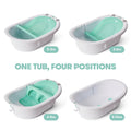 Frida Baby 4-in-1 Grow-with-Me Baby Bathtub, Baby Tub for Newborns to Toddler with Removable Bath Seat & Backrest for Bath Support in Tub Bath Tub
