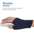 Natracure Computer Gloves (Carpal Tunnel Relief) Size: Medium/Large - One Pair (Reversible) - (For Wrist and Hand Pain Relief from Typing and