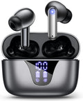 ZIUTY Wireless Earbuds, 2025 Bluetooth Headphones, 50Hrs Stereo Deep Bass Ear Buds with Power Display Charging Case, Buit in Mic, IPX5 Waterproof