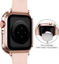 6 Pack Case for Apple Watch SE 3 (2025)/SE 2/SE/Series 6/5/4 40mm with Tempered Glass Screen Protector, Hard PC Ultra-Thin Scratch Resistant