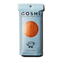 GOSHI Exfoliating Shower Towel - Long Body Scrubber, Orange | For back acne, KP & smooth skin, durable quick dry nylon washcloth, ethically