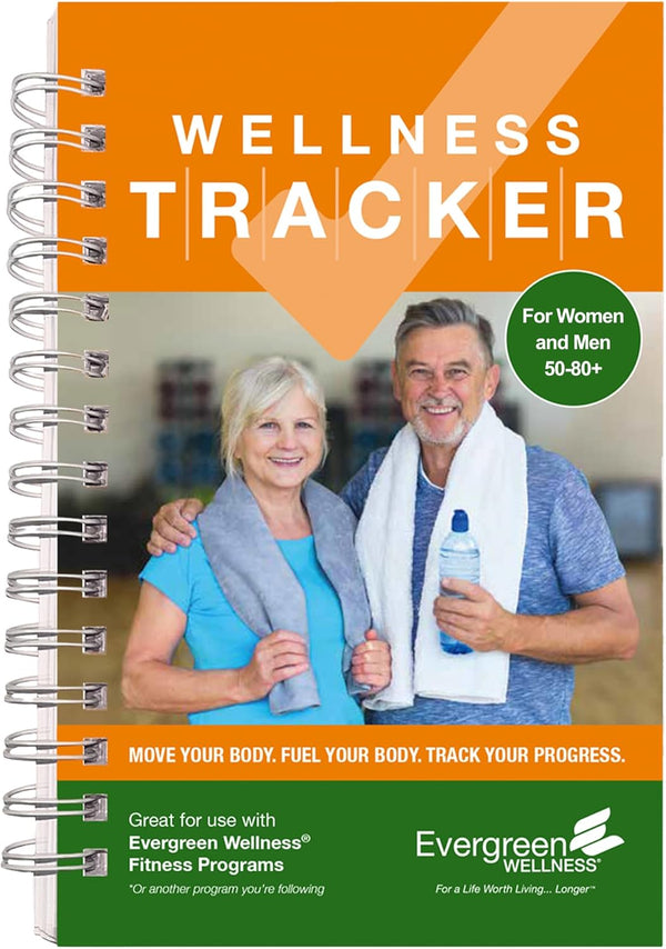 Wellness Tracker Daily Habit Tracker. Set Goals for All Physical Activity and Nutritional Habits in Spiral Bound, 10-Week Journal. Ideal for Women
