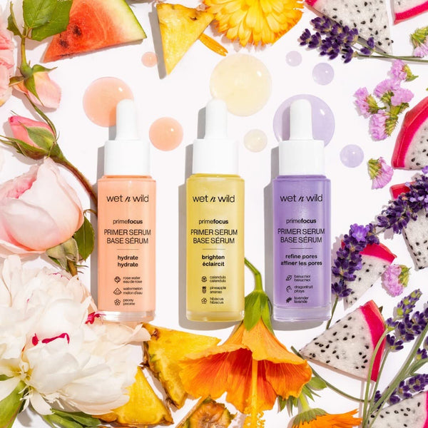 Wet N Wild Hello Kitty Primer Serum, Infused Vitamin E & Diamond Powder for Long-Lasting Hydration, Warm Apple Pie Lightly Scented, Cruelty-Free &