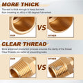 5pcs Brass Hose Barb Fittings 5/16 Inch Barb to 1/4 Inch NPT Male Thread Air Hose Fittings Adapter Connector Water Fuel Air Line Fittings 5/16” ×