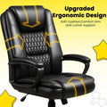 OFIKA Home Office Chair, 400LBS Big and Tall Computer Chair Heavy Duty Design, Ergonomic High Back Cushion Lumbar Back Support, Adjustable
