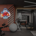 Boxing Neon Sign Suitable for room decoration, bar, game room, man den, boxing gym decoration, gift for boxing fans 14.4 * 13.2 inches Boxing-Red