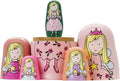 HYCLES Nesting Dolls Russian Matryoshka Wood Stacking Nested Set for Kids Handmade Toys for Children Kids Christmas Birthday Decoration Halloween