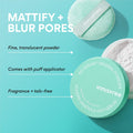 innisfree No Sebum Matte Mineral Powder | Korean Loose Setting Powder for Oil & Shine Control | Blurs Fine Lines & Imperfections | Lightweight,