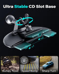 1Zero for Magsafe CD Phone Holder for Car [17 Strong Magnets] Magnetic CD Player Phone Mount, Hollow Socket CD Slot Phone Mount for iPhone 17 16
