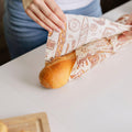 Bee's Wrap Vegan Beeswax Wraps for Bread - Beeswax Bread Wrap for Sourdough & Bread Storage - Made in USA Reusable Natural Food Wrap - Meadow