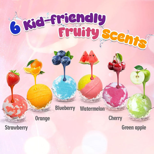 Bath Bombs for Kids Girls with Surprise Toys Inside, Bath Bombs with Jewelry Toys, Birthday Gifts for Girls 4 5 6 7 8 Years Old, Daughter