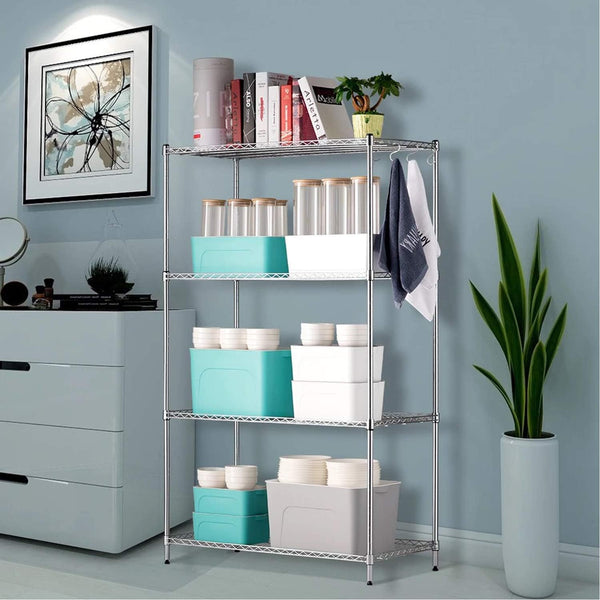 Snnalosses Wire Shelf Clips, Wire Shelving Shelf Lock Clips Replacements for 1" Post Metal Shelving Sleeves System（40 Packs/20 Pairs） 40 Packs（20