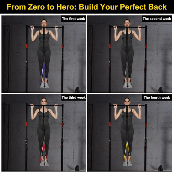 Ally Peaks Pull up Assistance Bands System,Up to 410 Lbs Assistance, Resistance Bands,Adjustable and Replaceable Pull up Assist Band,Assisted Pull