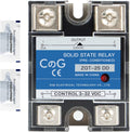 CG Solid State Relay SSR-25DD DC to DC Input 3-32VDC To Output 5-240VDC 25A Single Phase Plastic Cover DC to DC 25A