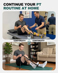 Trideer Non-Elastic Stretching Strap with Loops for Physical Therapy & Rehab, Knee Hip Leg ROM Post-Surgery, Yoga Strap for Stretching, Leg Lifter