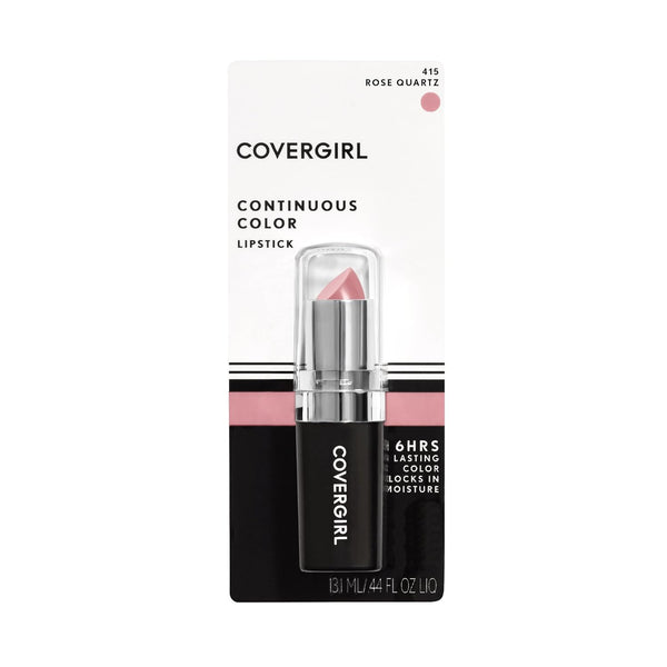 COVERGIRL Continuous Color Lipstick Rose Quartz 415, .13 Oz (Packaging May Vary)
