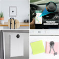 TOODOO 4 Pieces Magnetic Phone Car Mount Flat Cell Phone Holder Universal Stick on Flat Magnetic Car Mount for Dashboard Wall Windshield Table