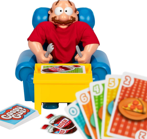 Gassy Gus, Interactive Gut-Busting Game, Feed Gus Foods, Watch Out for Big Blast! Hilarious Sounds, 2-4 Players Ages 4+, with Inflatable Belly, 54
