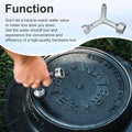 MKF2 Water Meter Box Key for Quick Opening Of Meter Box, Water Valve Box, Gas Shut-off Covers and Fire Hydrants (1 PCS)