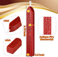 Bememo 12 Pieces Sealing Wax Sticks with Wicks Antique Fire Manuscript Sealing Wax for Seal Stamp(Christmas Color)