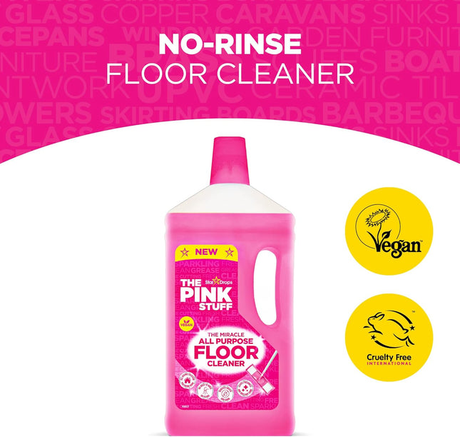 Stardrops - the Pink Stuff - the Miracle All Purpose Floor Cleaner - Pack of 2, 