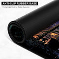 Desk Pad, Large Gaming Mouse Pad, 32" x 16", City Cat | XXXL Extended Waterproof Desk Mat, Non-Slip Rubber Base, Stitched Edges, Desktop Decor for