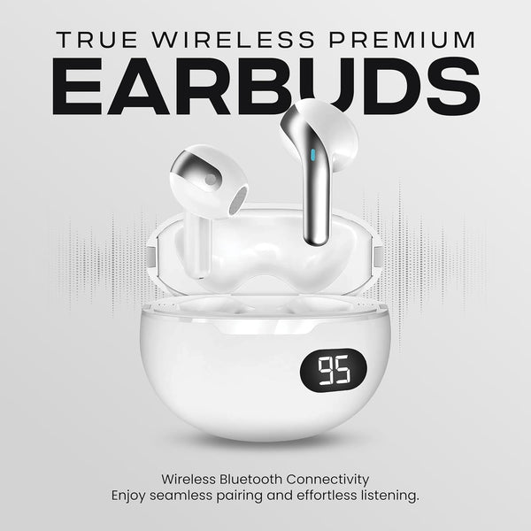 Truebuds Bliss Wireless Earbuds with Bluetooth 5.0, 6Mm Dynamic Drivers, 10M Wireless Range, 4-Hour Earbud Playtime, 400Mah USB-C Charging Case,