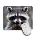 IBILIU Mouse Pad Cute Raccoon,Wildlife Animal Gray Raccoon Portrait Rectangle Mousepad Non-Slip Rubber Base Computer Mouse Pad for Laptop, Office,