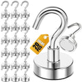 DIYMAG Magnetic Hooks, 30lbs+ Magnet Hook 2026 Cruise Cabin Ship Essentials Heavy Duty Strong Magnets Refrigerator Fridge Hanging for Classroom