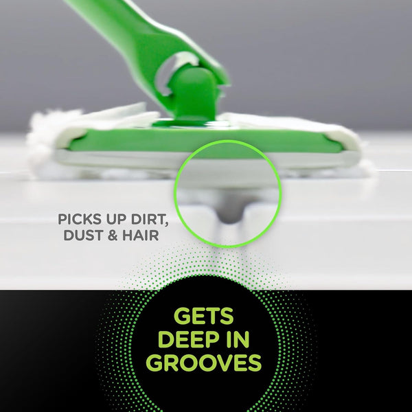 Swiffer Sweeper Heavy Duty Dry Multi-Surface Cloth Refills for Floor Sweeping and Cleaning, Unscented, 32 Count 32 Count (Pack of 1)