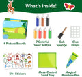 Skillmatics Sand Art Activity - Animals, Create & Stick 50+ Colorful Stickers, Creative Craft Kits & Supplies for Kids, Gifts for Girls & Boys