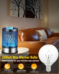 Snnalosses 25 Watt Wax Warmer Bulbs,Light Bulbs for Full Size Scentsy Warmer & Candle Wax Warmer,Long Life-Span and Melt Wax Fast Warming