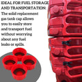 5 Gallon Gas Can Caps,Coarse Thread Gas Cap For Gasoline, Portable Gas Tank, 5+ Gallon Plastic and Metal Gas Cans Replacement Lid (Pack of 4)