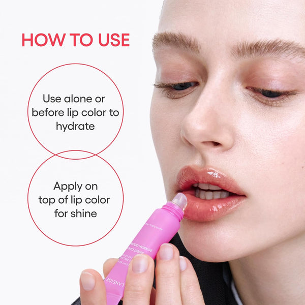 LANEIGE Lip Glowy Balm | Sheer Tinted Lip Treatment Balm Tube Berry
