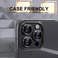 Choiche Compatible for iPhone 16 Pro/iPhone 16 Pro Max Camera Lens Protector, 9H Tempered Glass Camera Cover Screen Protector Metal Ring