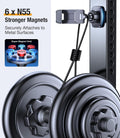 Magnetic Phone Holder for GymÃ£ÂÂStrong MagnetsÃ£ÂÂGym Magnetic Phone Holder Attach to Metal Surface, Magnetic Phone Mount for Gym Accessories