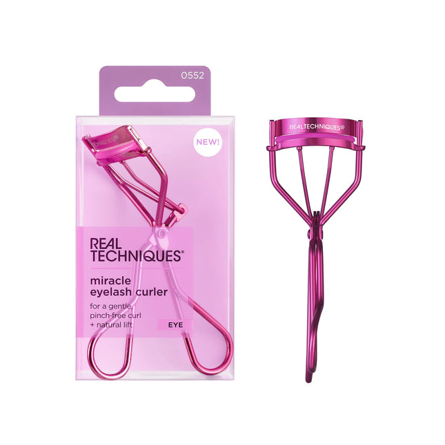 Real Techniques Miracle Eyelash Curler, Gentle Lash Tool for Lifted Lashes, Use 