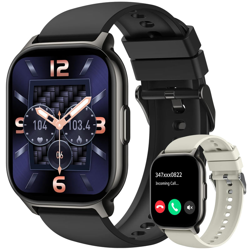 Smart Watch for Men Women Fitness: Make/Answer Call Smart Watches for Men Digital Mens watches Running Waterproof Smartwatch Android Phones iPhone