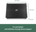 NexStar DX2 USB 3.0 External Enclosure, Design for 5.25" Blu-Ray/CD/DVD SATA Drive, 2nd Gen DX, Aluminum Alloy, fit Any Depth Optical Drive, TAA