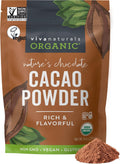 Organic Cacao Powder, Unsweetened, 8 oz (227 g) – Rich Dark Chocolate Flavor, Perfect for Baking, Smoothies & Hot Chocolate – Vegan, Keto, Paleo,