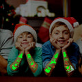 Christmas Temporary Tattoos Stocking Stuffers for Kids Boys Girls, Glow in the Night Dark Kids Tattoos, Christmas Party Favors Supplies