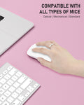 Desk Pad, 30" x 14" PU Leather Non-Slip Desk Mat Large Mouse Pad for Desktop, Waterproof Laptop Computer Writing Mat for Office, Home, Work,