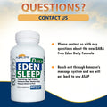 Eden Daily Sleep [New GABA Free Formula] Ã¢ÂÂ Fall Asleep Faster, Relax Your Muscles, Promote Deep and Restful Sleep (60 Vegan Capsules)