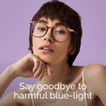 Gaoye Blue Light Blocking Glasses, Retro Round Eyewear Frame Anti Eyestrain Computer Glasses for Women Men (Tea Leopard/Transparent Lens) Tea