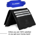 West - RFID Wallet with Coin Pouch + Gift Packaging - Compact & Small Magic Money Wallet - Extra Strong Money Bands